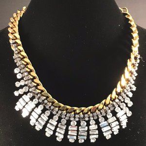 C. Wonder Statement Gold and Crystal Necklace NWT